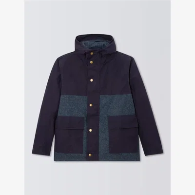 John Lewis Peregrine Cactus Wool Jacket, Navy