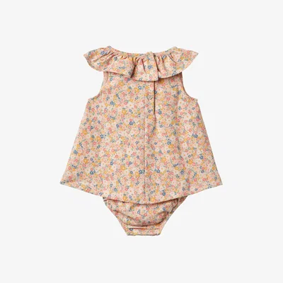 John Lewis WHEAT Baby Ingeborg Dress, Multi Flowers