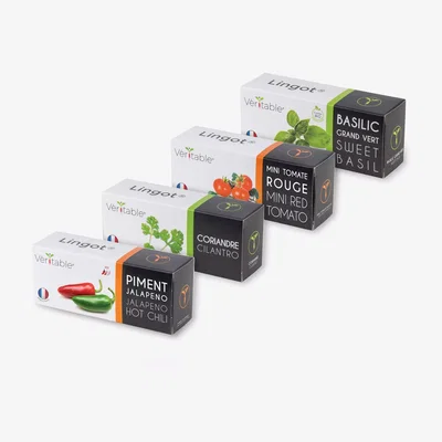John Lewis Veritable Indoor Garden Popular Classics Cooking Herbs & Plants, Set of 4