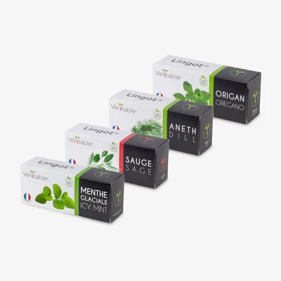 John Lewis Veritable Indoor Garden Classic Herbs, Set of 4