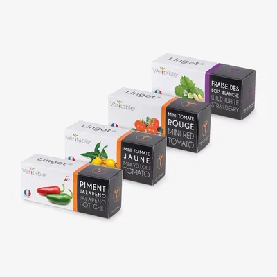 John Lewis Veritable Indoor Garden Greenhouse Fruit & Vegetable Plants, Set of 4