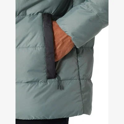 John Lewis Helly Hansen Men's Oslo Light Puffer Jacket, Grey Cactus