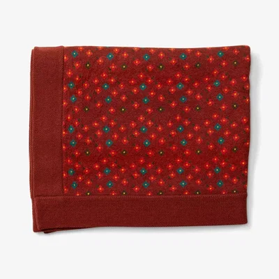 John Lewis Little Green Radicals Baby Flower Knit Blanket, Hazelnut Flowers