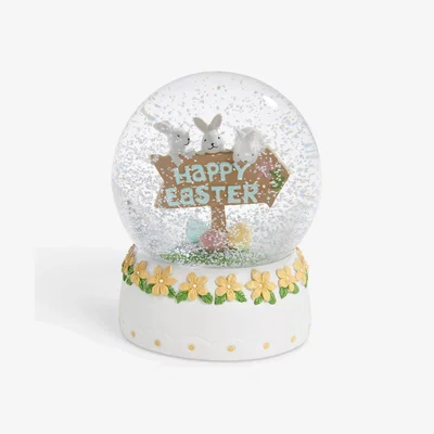 John Lewis John Lewis Happy Easter Bunny Snowglobe