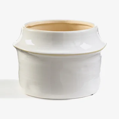 La Redoute Filipio 17cm Diameter Ceramic Flower Pot