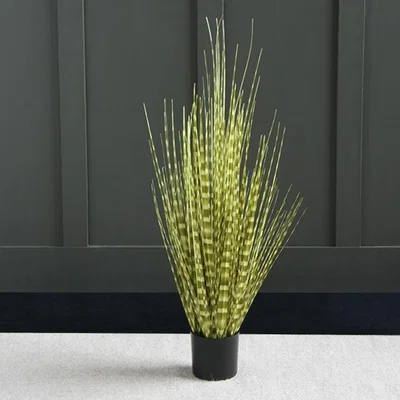 La Redoute 90cm Artificial Zebra Grass Plant