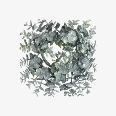 La Redoute 25cm Artificial Frosted Eucalyptus Candle Wreath