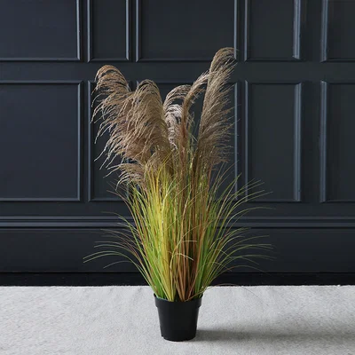 La Redoute 130cm Artificial Potted Pampas Plant
