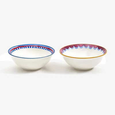La Redoute Set of 2 Electric Coast Cactus & Oyster Nibble Bowls