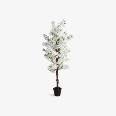 La Redoute 180cm White Artificial Cherry Blossom Tree