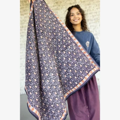 La Redoute Latika Cactus Printed Large Scarf