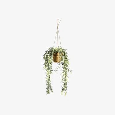 La Redoute Articifial Hanging Willow With Earthenware Style Pot