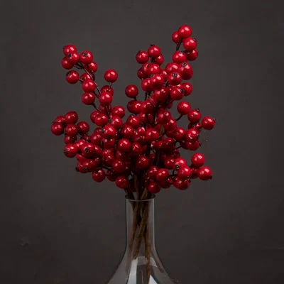 La Redoute Pack of 3 Artificial Mini Festive Berry Pick