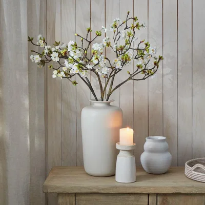 Layered Lounge Faux Blossom Branch Set of 3 Stems