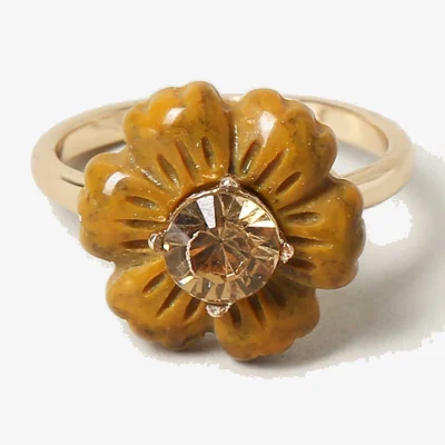 Marks & Spencer M&S Flower Ring Mustard