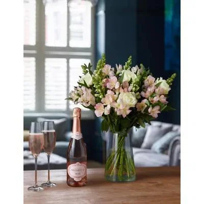 Marks & Spencer M&S Lovely Mum Bouquet & Prosecco Rosé Bundle (Delivery from 22nd March 2022)