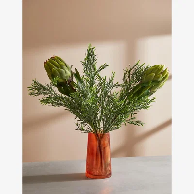 Marks & Spencer Moss & Sweetpea Set of 2 Artificial Protea Single Stems - Yellow, Yellow