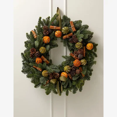 Marks & Spencer M&S Large Festive Natural Wreath (Delivery from 29th November 2023)