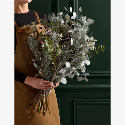Marks & Spencer M&S Flower Market Festive Snowy Foliage Abundance Bouquet