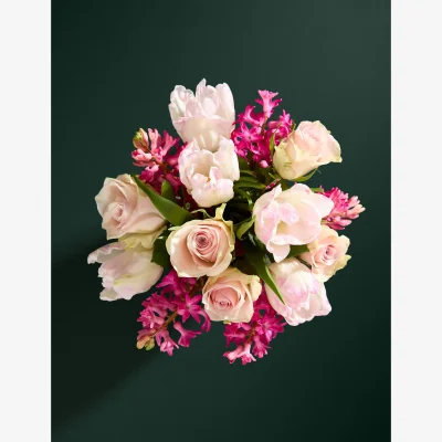 Marks & Spencer M&S Flower Market Mother's Day Roses & Tulips Posy & Afternoon Tea