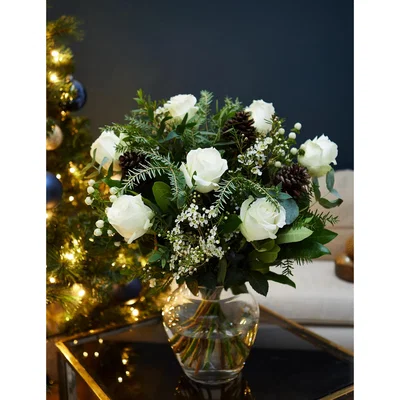 Marks & Spencer M&S White December Flowers Bouquet (Delivery from 18th November 2021)