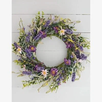 Marks & Spencer Lights4Fun Artificial Lavender Wreath - Multi, Multi