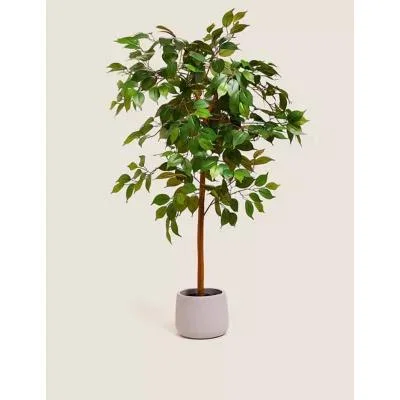 Marks & Spencer M&S Artificial Floor Standing Ficus Tree - Green Mix, Green Mix