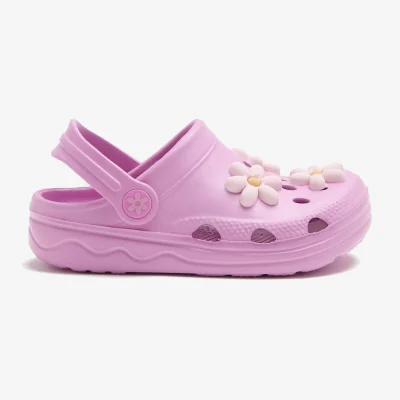 Marks & Spencer M&S Kids' Flower Clogs (4 Small - 2 Large) Pink Mix