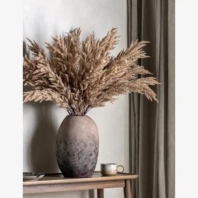Marks & Spencer Gallery Home Set of 3 Artificial Pampas Grass Single Stems - Taupe, Taupe