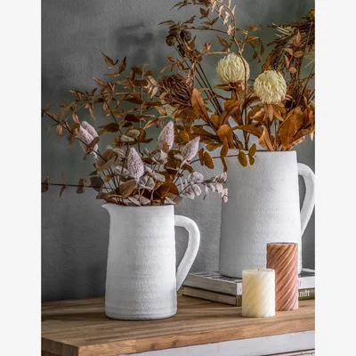 Marks & Spencer Gallery Home Set of 6 Artificial Sea Holly Single Stems - Brown, Brown