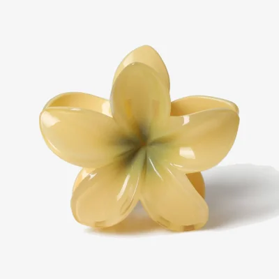 Marks & Spencer M&S OG YELLOW FLOWER LARGE CLAW Yellow
