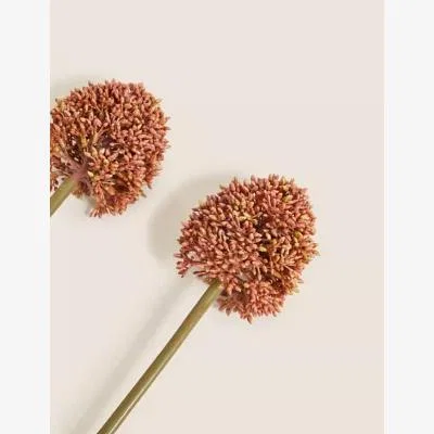 Marks & Spencer Moss & Sweetpea Set of 2 Artificial Allium Single Stems - Lilac, Lilac