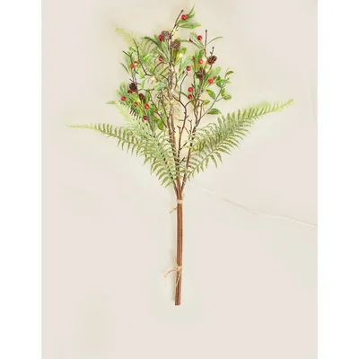 Marks & Spencer M&S Artificial Pre-Lit Mistletoe and Berries - Red, Red