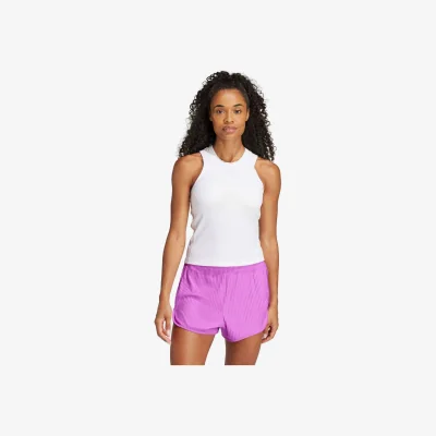 Marks & Spencer Adidas All Gym Seasonal Rib Tonal 3 Stripes Vest Top Cornflower