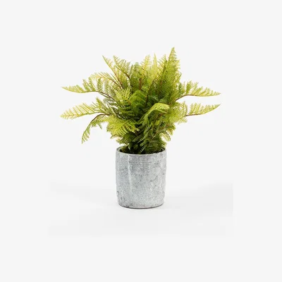 My Furniture Potted Artificial Fern Plant