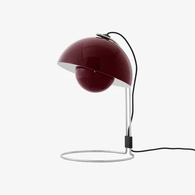 Made in Design Flowerpot VP4 Table lamp metal purple / H 36 cm - By Verner Panton, 1968 - &tradition