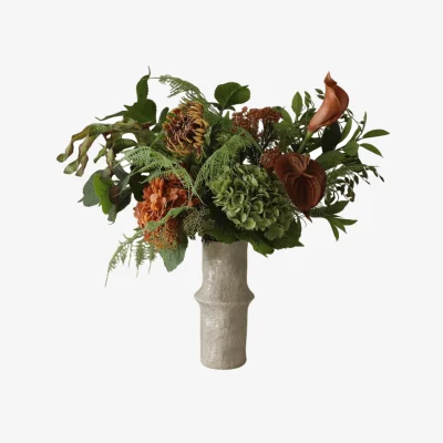 Nordic Nest Botané Cedar Grove artificial bouquet Hydrangea–semi-cactus dahlia–calla 90 cm 14 pcs
