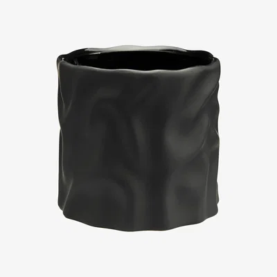 Nordic Nest Cooee Design Drift desert flower pot Black medium Ø17.5 cm
