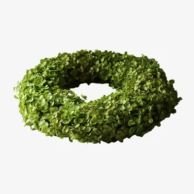 Nordic Nest Botané Hortensia Wreath flower wreath Light green Ø40 cm