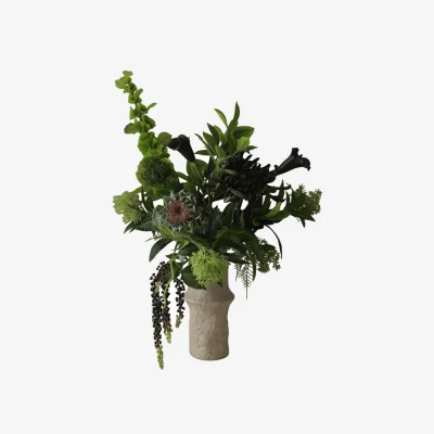 Nordic Nest Botané Verdant Noir artificial bouquet Calla spider chrysanthemum autumn sunflower 92 cm 13 pcs