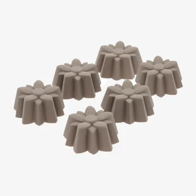 Nordic Nest Blomsterbergs Muffin mold silicone 6 holes Flower latte