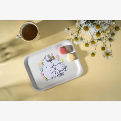 Nordic Nest Muurla Mumin tray 20x27 cm Flowers