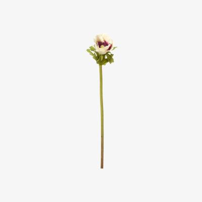 OKA OKA, Faux Anemone Stem - Purple, Floral Stems, Fabric/Plastic