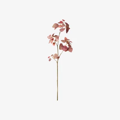 OKA Faux Autumnal Eucalyptus Stem - Pink