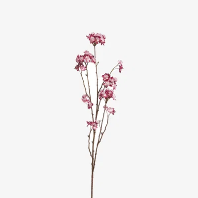OKA OKA, Faux Astrantia Stem - Pink, Faux Flower Stem