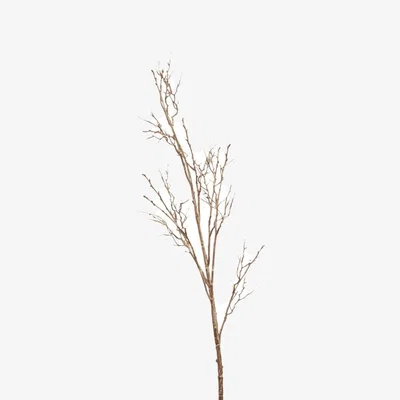 OKA OKA, Faux Twig Branch - Natural, Floral Stems, Plastic/Steel