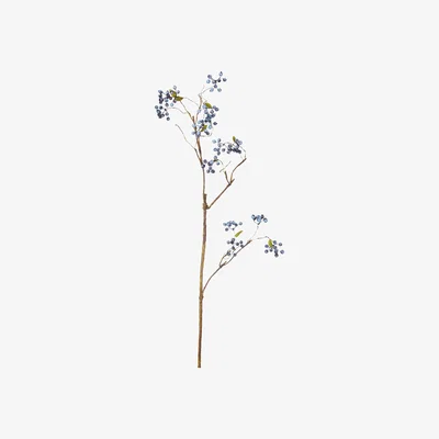 OKA Faux Wild Berry Stem - Blue