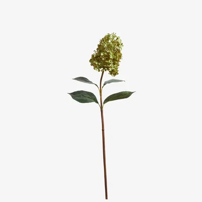 OKA OKA, Hydrangea Paniculata Stem - Green, Faux Flower Stem