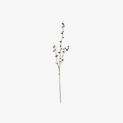 OKA Faux Hawthorn Berry Stem - Dark Blue