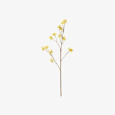 OKA Faux Maple Bud Branch - Yellow